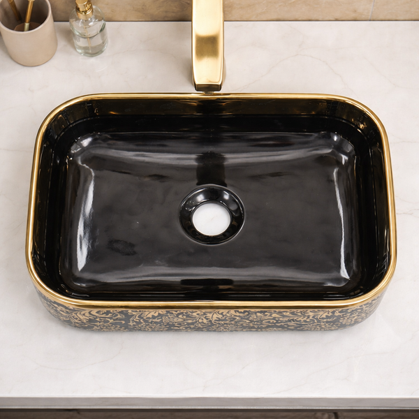 Premium Designer Table top/Counter top Wash Basin/Vessel sink (16x12x6 In) BTT-1266