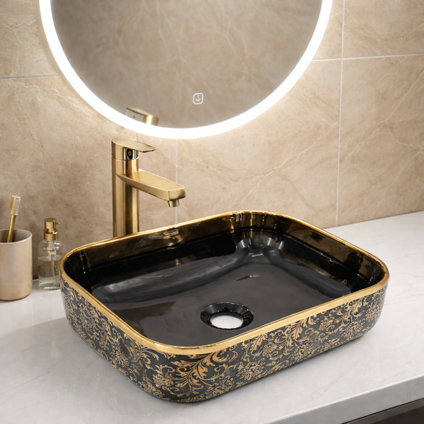 Premium Designer Table top/Counter top Wash Basin/Vessel sink (16x12x6 In) BTT-1266