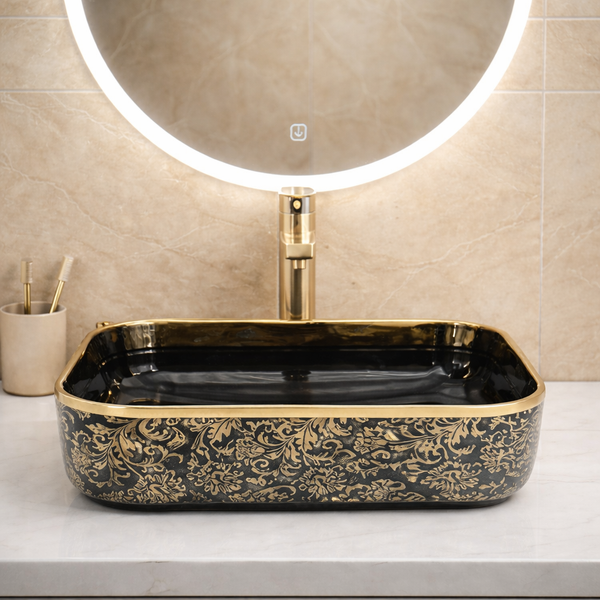 Premium Designer Table top/Counter top Wash Basin/Vessel sink (16x12x6 In) BTT-1266