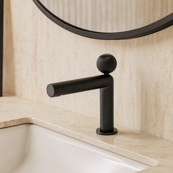 BASSINO Modern Luxury Croma Premium Basin Faucet | 3 years warranty Black