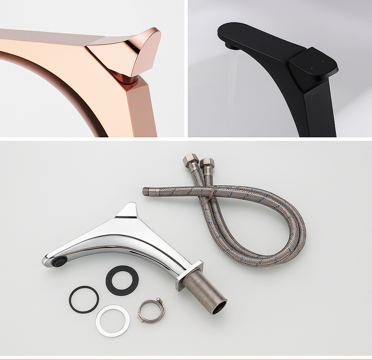 BASSINO DOFAZ Short Body Dolphin-Inspired Basin Faucet | 3 Years Warranty