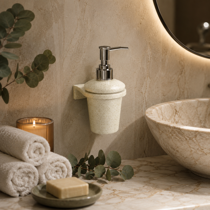 BASSINO Stylist Dispenser Bottle-Glossy Marble