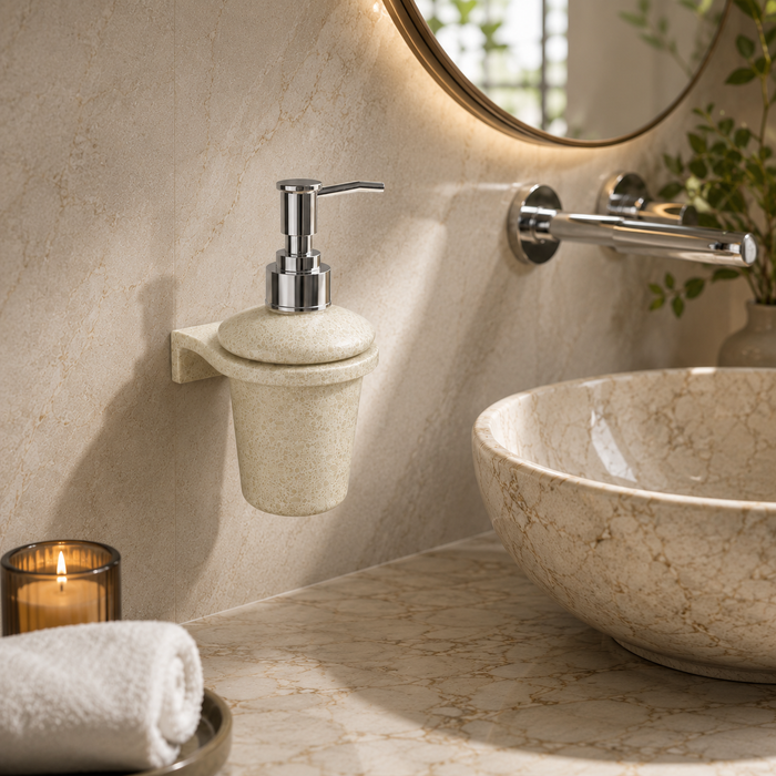 BASSINO Stylist Dispenser Bottle-Glossy Marble