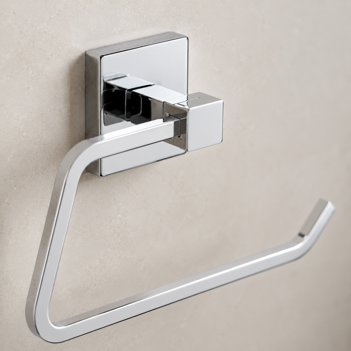 BASSINO Stylish Napkin Ring For Bathroom-SS 304-CHROME FINISH
