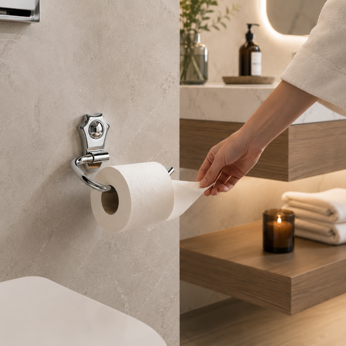 Bassino Stainless Steel Towel Ring for Bathroom/Wash Basin/Napkin-Towel Hanger/Bathroom Accessories Wall Mounted for Kitchen, Wash Area
