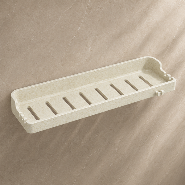 BASSINO Modern Shower Shelf/Shower Rack For Bathroom-Glossy Marble