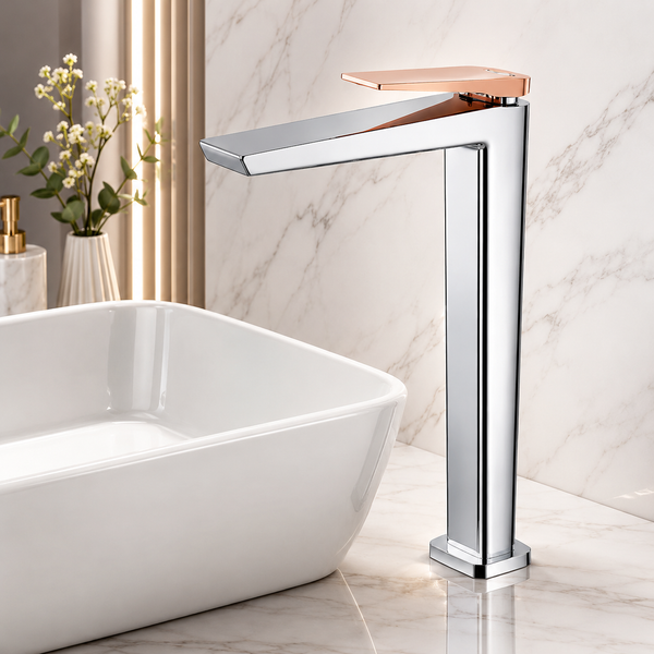BASSINO NEXO Long Body Modern Basin Faucet | 3 Years Warranty Chrome