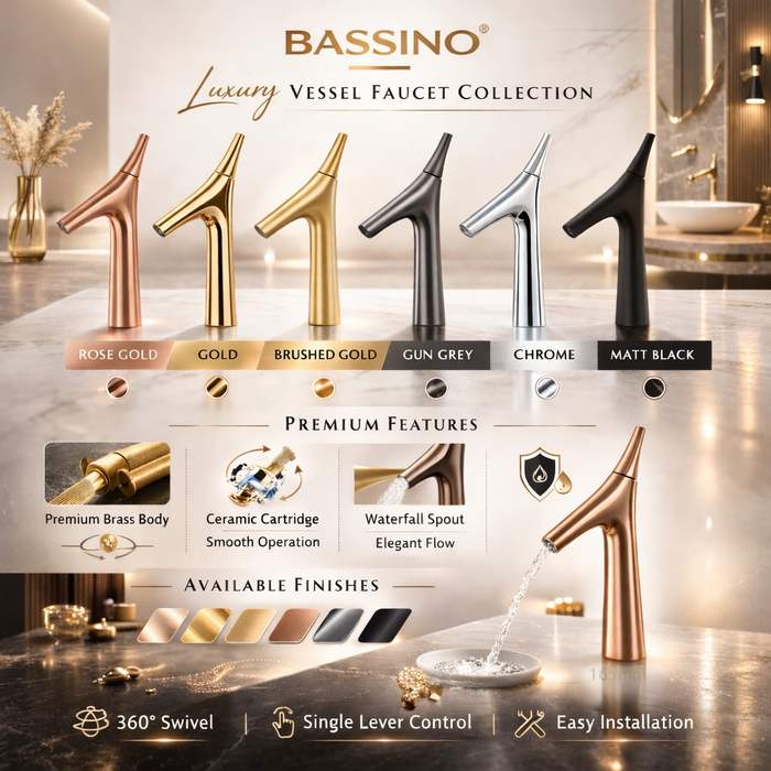 BASSINO Carlos Series – Designer Basin Faucet
