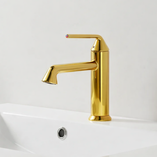 BASSINO CLASSIC Short Body timeless elegance Basin Faucet | 3 Years Warranty Gold