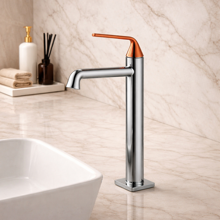 BASSINO CLASO Long Body Basin Designer Faucet Mixer | 3 Years Warranty Chrome