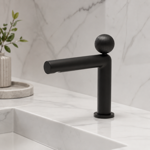 BASSINO Modern Luxury Croma Premium Basin Faucet | 3 years warranty Black