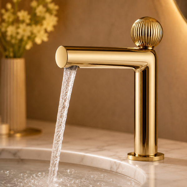 BASSINO Modern Luxury Croma Premium Basin Faucet | 3 years warranty Rose gold