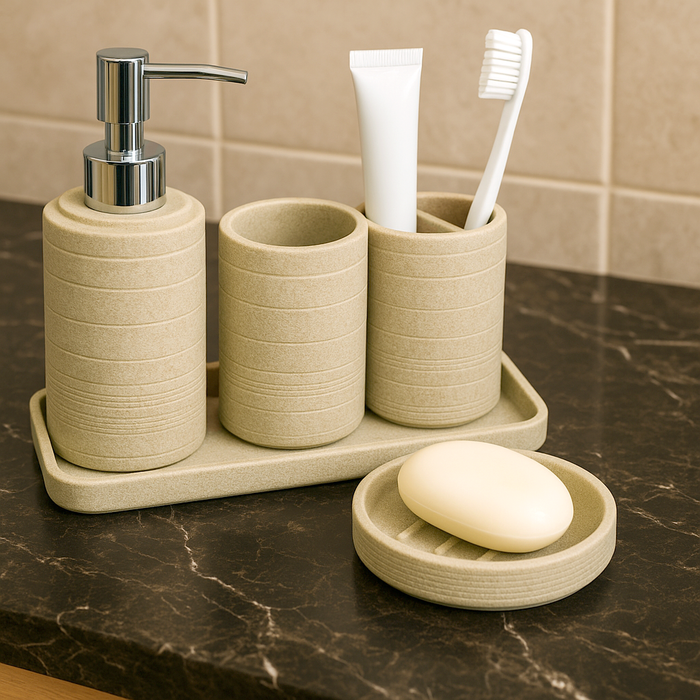 Bathroom Accessory Set 5 Pieces