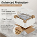 Clear Glass Table Top Wash Basin Packaging