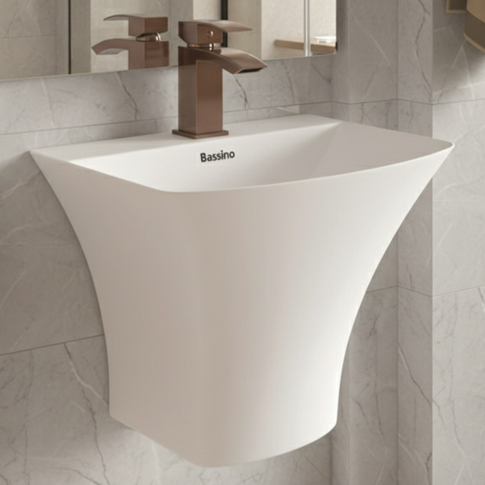 Coral Wall Hung Wash Basin