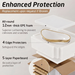 Counter Top Wash Basin in Gold and White Packaging