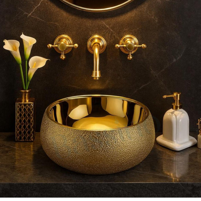 Premium Designer Table top/Counter top Wash Basin/Vessel sink (16x16x6 In) BTT-1171