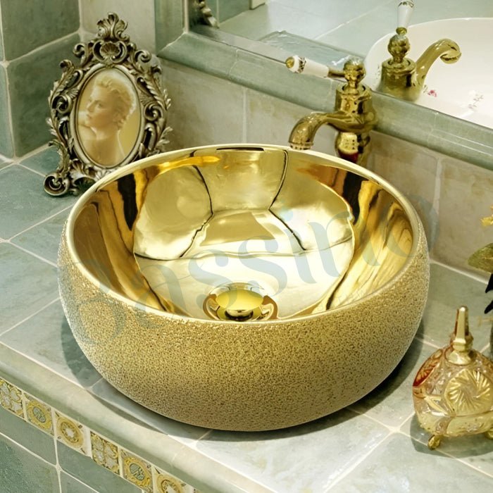 Premium Designer Table top/Counter top Wash Basin/Vessel sink (16x16x6 In) BTT-1171