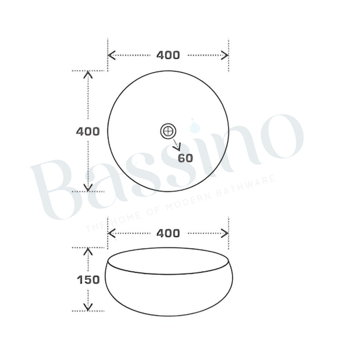 Premium Designer Table top/Counter top Wash Basin/Vessel sink (16x16x6 In) BTT-1171