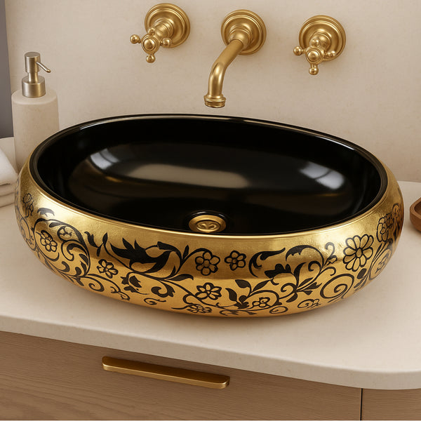 Premium Designer Table Top Wash Basin (24x16x6 In) BTT-1219