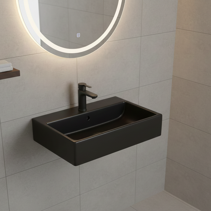 Premium Designer Wall Mount/Wall Hanging Wash Basin/Bathroom Sink (16x12x5 In) BTT-309