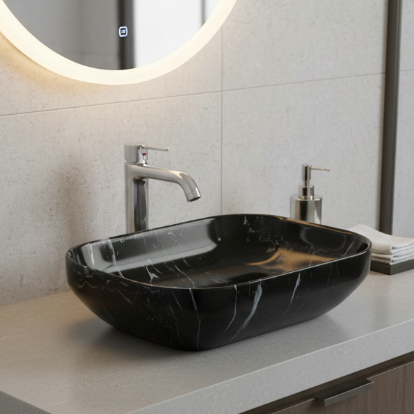 Premium Designer Table top/Counter top Wash Basin/Vessel sink (20x14x6 In) BTT-1834