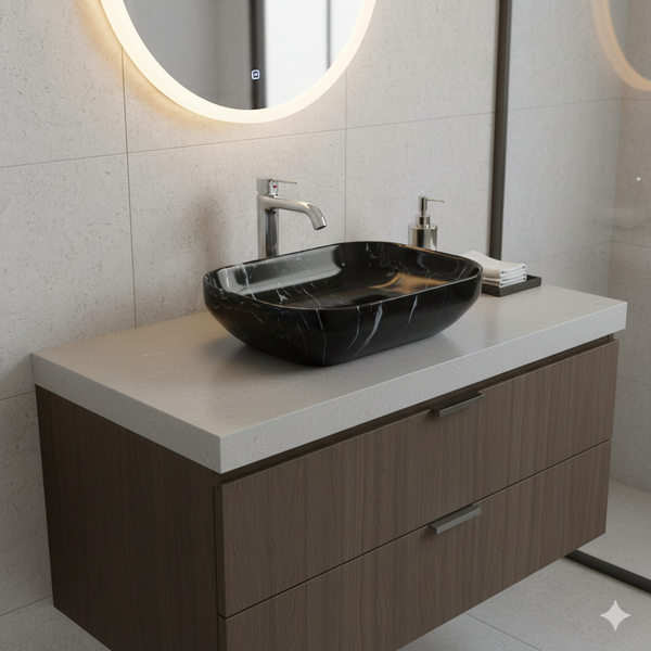 Premium Designer Table top/Counter top Wash Basin/Vessel sink (20x14x6 In) BTT-1834