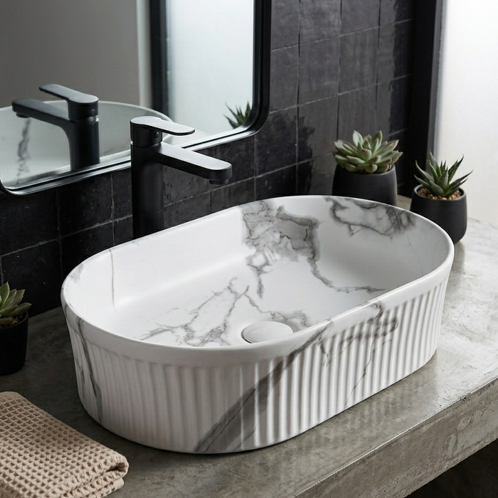 Premium Designer Table top Wash Basin (19x13x5.25 In)