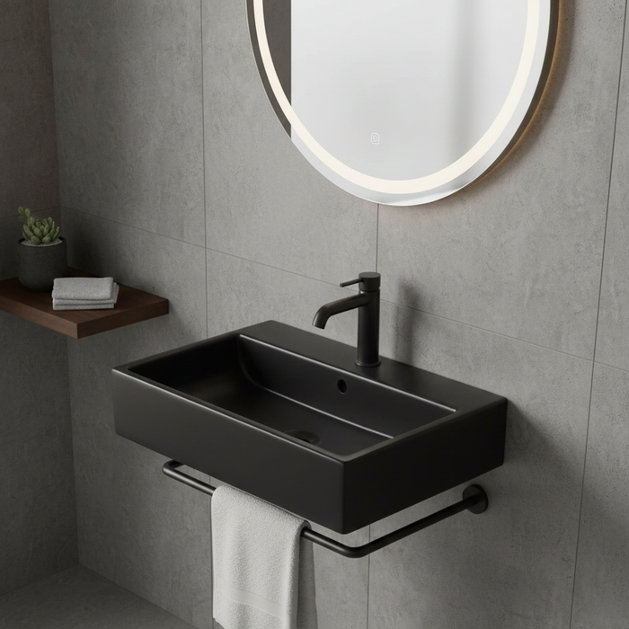 Premium Designer Wall Mount/Wall Hanging Wash Basin/Bathroom Sink (16x12x5 In) BTT-309