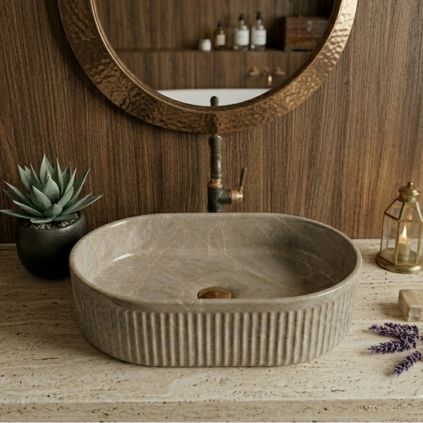 Premium Designer Table top Wash Basin (19x13x5.25 In)