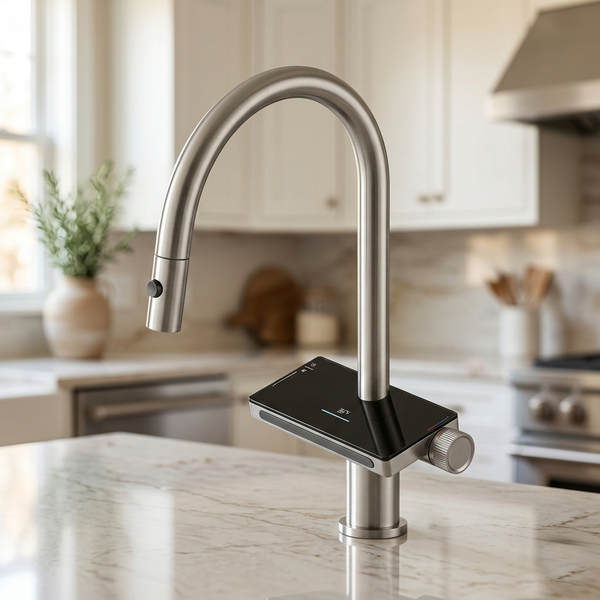 BASSINO Luxury Pull-Down Kitchen Faucet – Brass Body | Modern Kitchen Mixer Tap- 5 Years Warranty