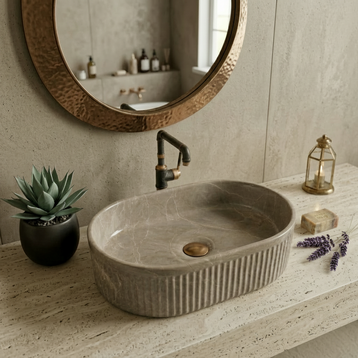 Premium Designer Table top Wash Basin (19x13x5.25 In)
