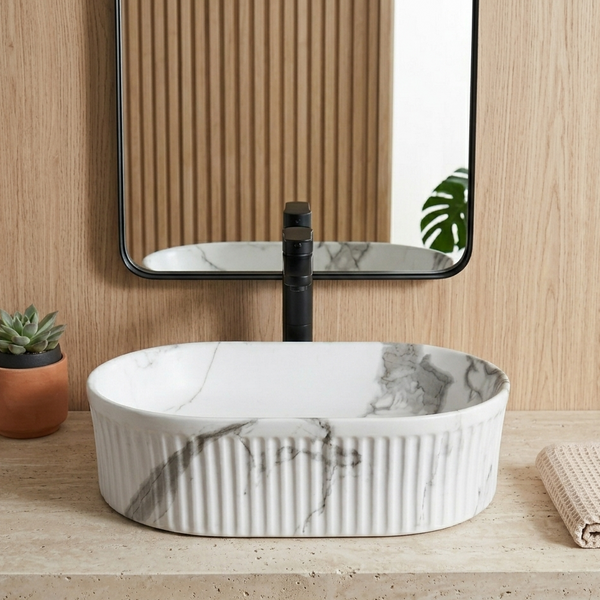 Premium Designer Table top Wash Basin (19x13x5.25 In)