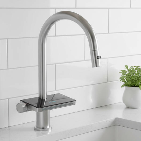 BASSINO Luxury Pull-Down Kitchen Faucet – Brass Body | Modern Kitchen Mixer Tap- 5 Years Warranty