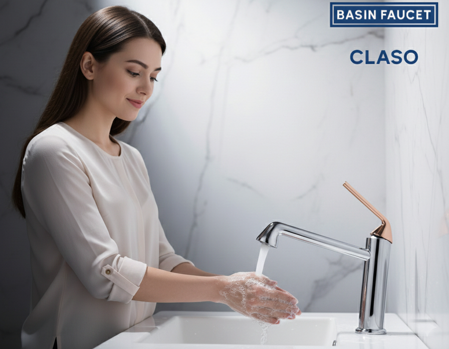 BASSINO CLASO Long Body Basin Designer Faucet Mixer | 3 Years Warranty