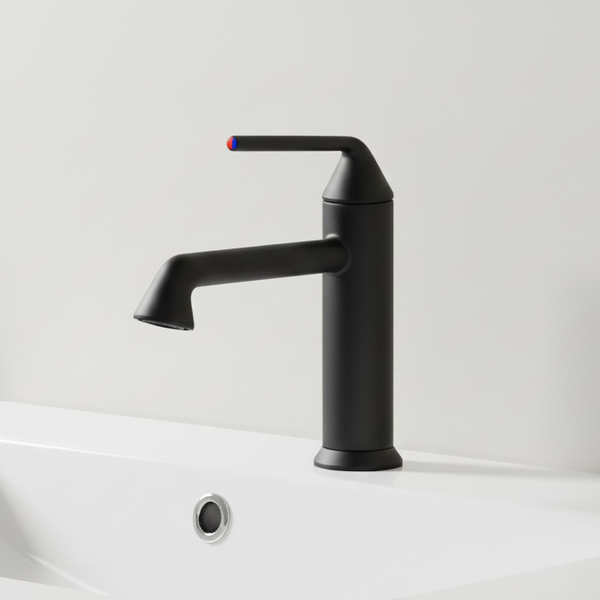 BASSINO CLASSIC Short Body timeless elegance Basin Faucet | 3 Years Warranty Black