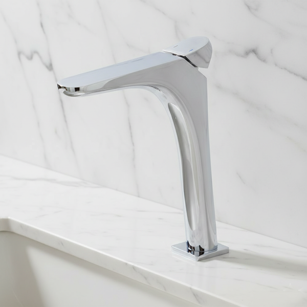 BASSINO DOLFIN long Body  Ultra-Modern Basin Faucet | 3 Years Warranty Chrome