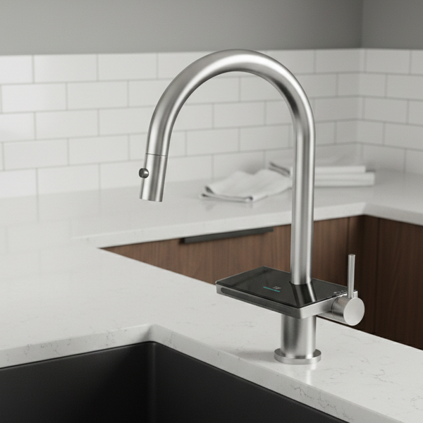 BASSINO Luxury Pull-Down Kitchen Faucet – Brass Body | Modern Kitchen Mixer Tap- 5 Years Warranty