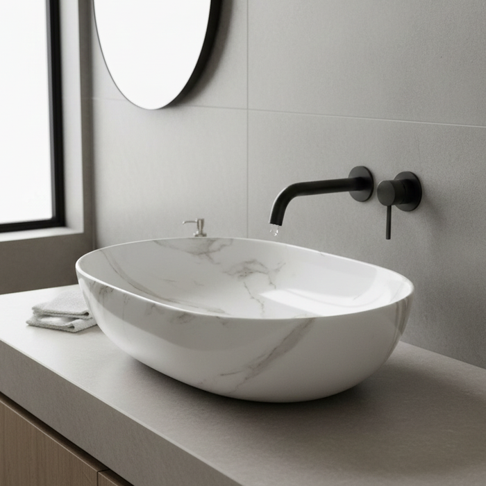 Premium Designer Table top/Counter top Wash Basin/Vessel sink (24X16X5 In)BTT-1663