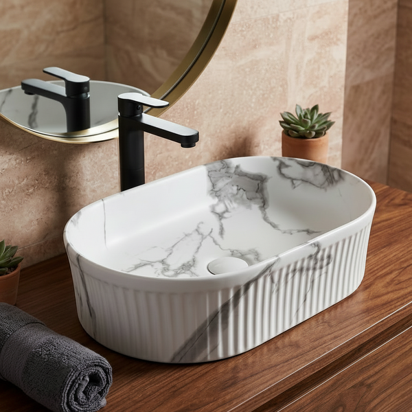 Premium Designer Table top Wash Basin (19x13x5.25 In)