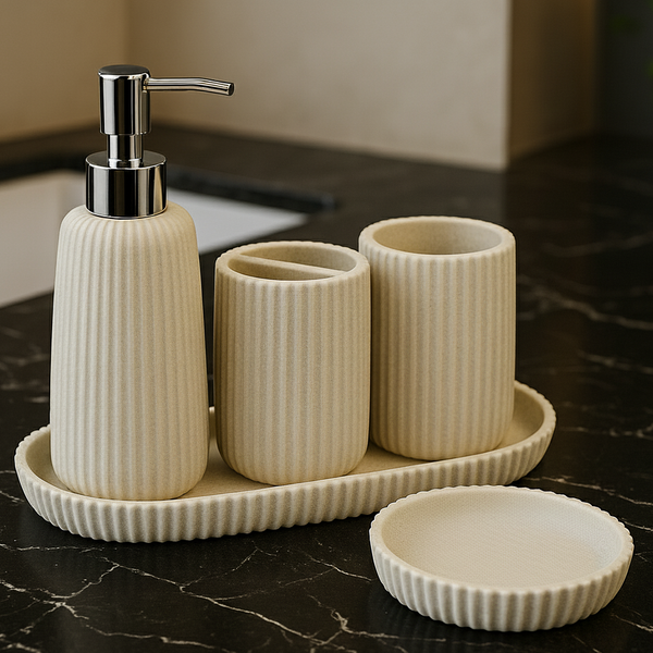 Bathroom Accessory Set - 5 Pieces
