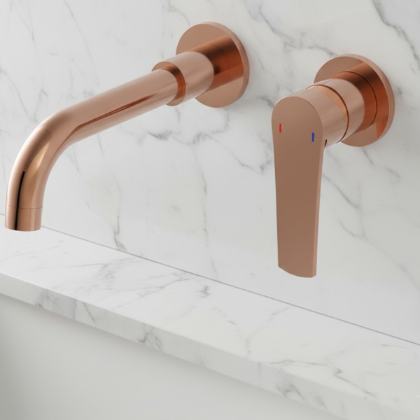 BASSINO MARK Concealed Basin Hot & Cold Mixer Faucet | 3 Years Warranty Rose gold