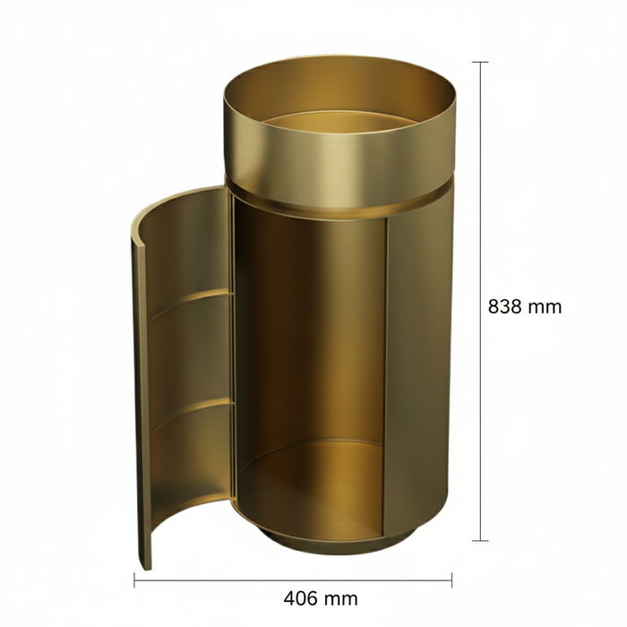 Metal Pedestal Wash Basin,size-16x16x33 Inch