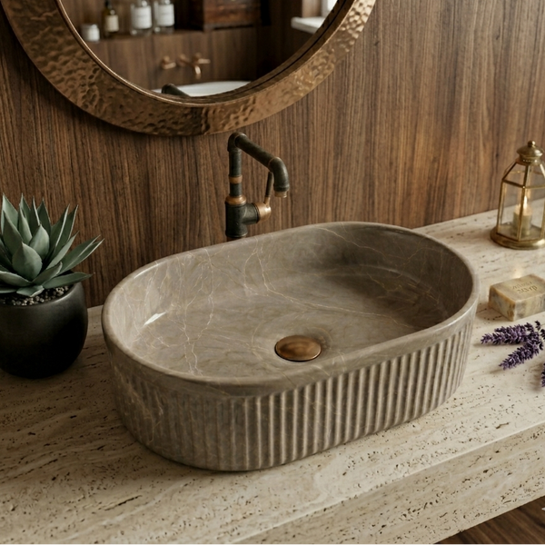 Premium Designer Table top Wash Basin (19x13x5.25 In)