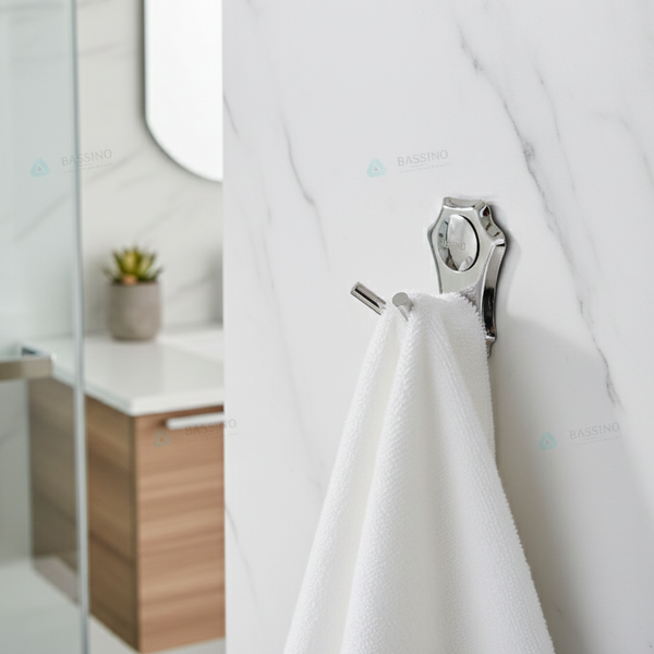 BASSINO Stainless Steel Robe Hook/Cloth-Towel Hanger/Door Hanger-Hook/Bathroom Accessories