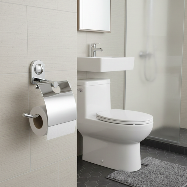 BASSINO Stylish Tissue Paper Holder For Bathroom/office/home/hotels-SS 304-CHROME FINISH