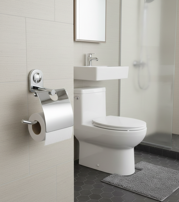 BASSINO Stylish Tissue Paper Holder For Bathroom/office/home/hotels-SS 304-CHROME FINISH