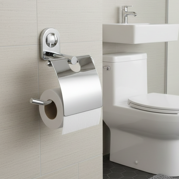 BASSINO Stylish Tissue Paper Holder For Bathroom/office/home/hotels-SS 304-CHROME FINISH