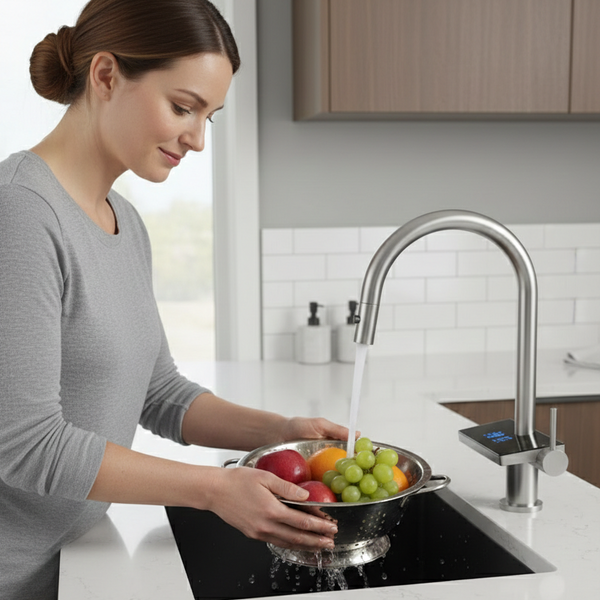 BASSINO Luxury Pull-Down Kitchen Faucet – Brass Body | Modern Kitchen Mixer Tap- 5 Years Warranty