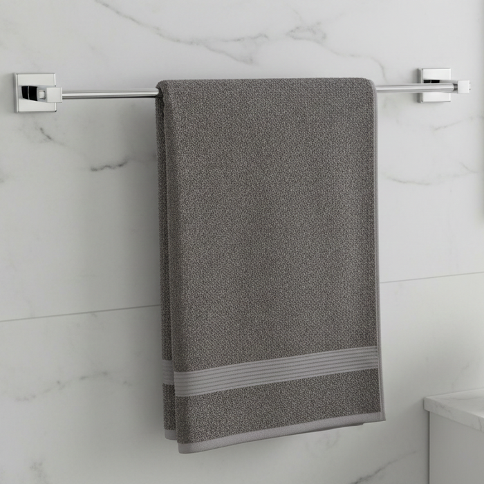 BASSINO Stylish Towel Rod For Bathroom-SS 304-CHROME FINISH